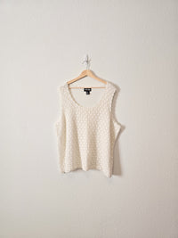 Vintage Crochet Knit Tank (3X)