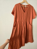 Grae Cove 100% Linen Midi Dress (L)