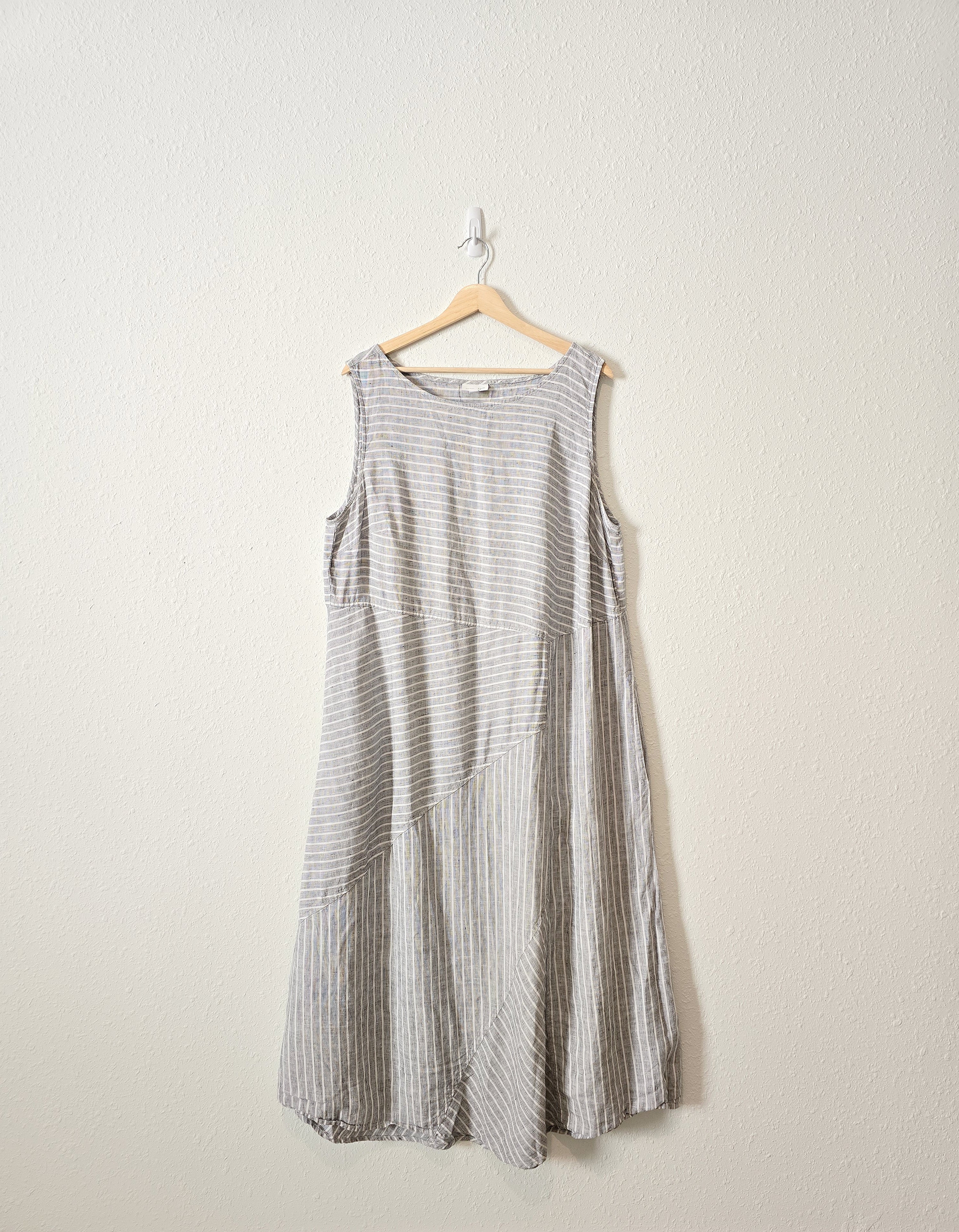 J.Jill Linen Striped Maxi Dress (2X)