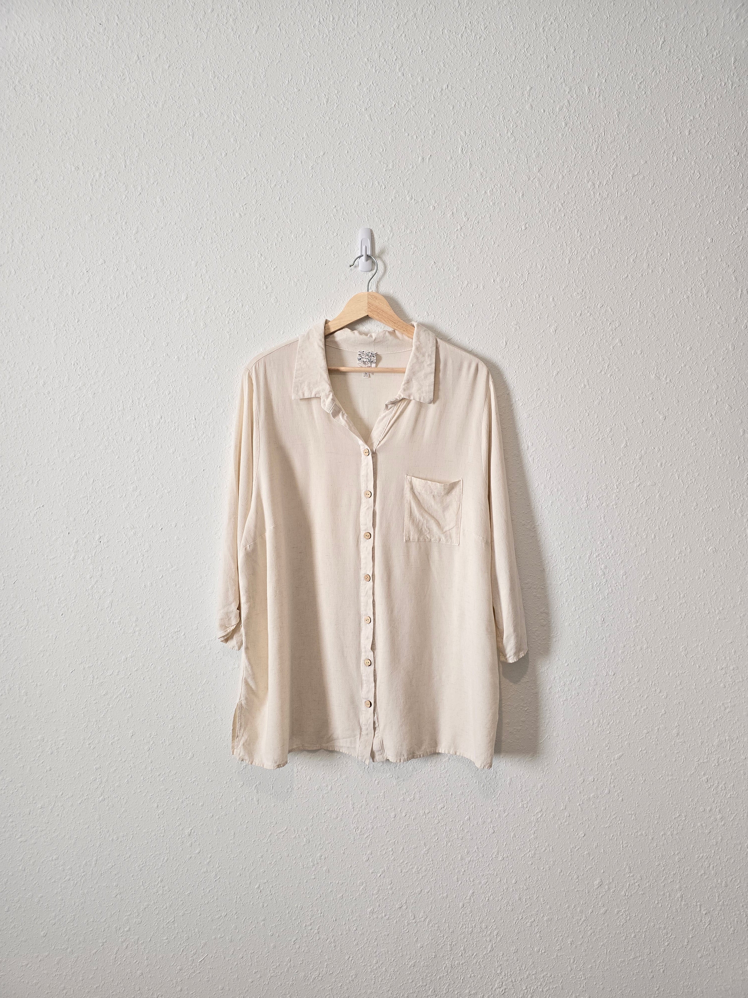 Neutral Button Up Shirt (2X)