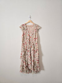 Good Hart Floral Midi Dress (M)