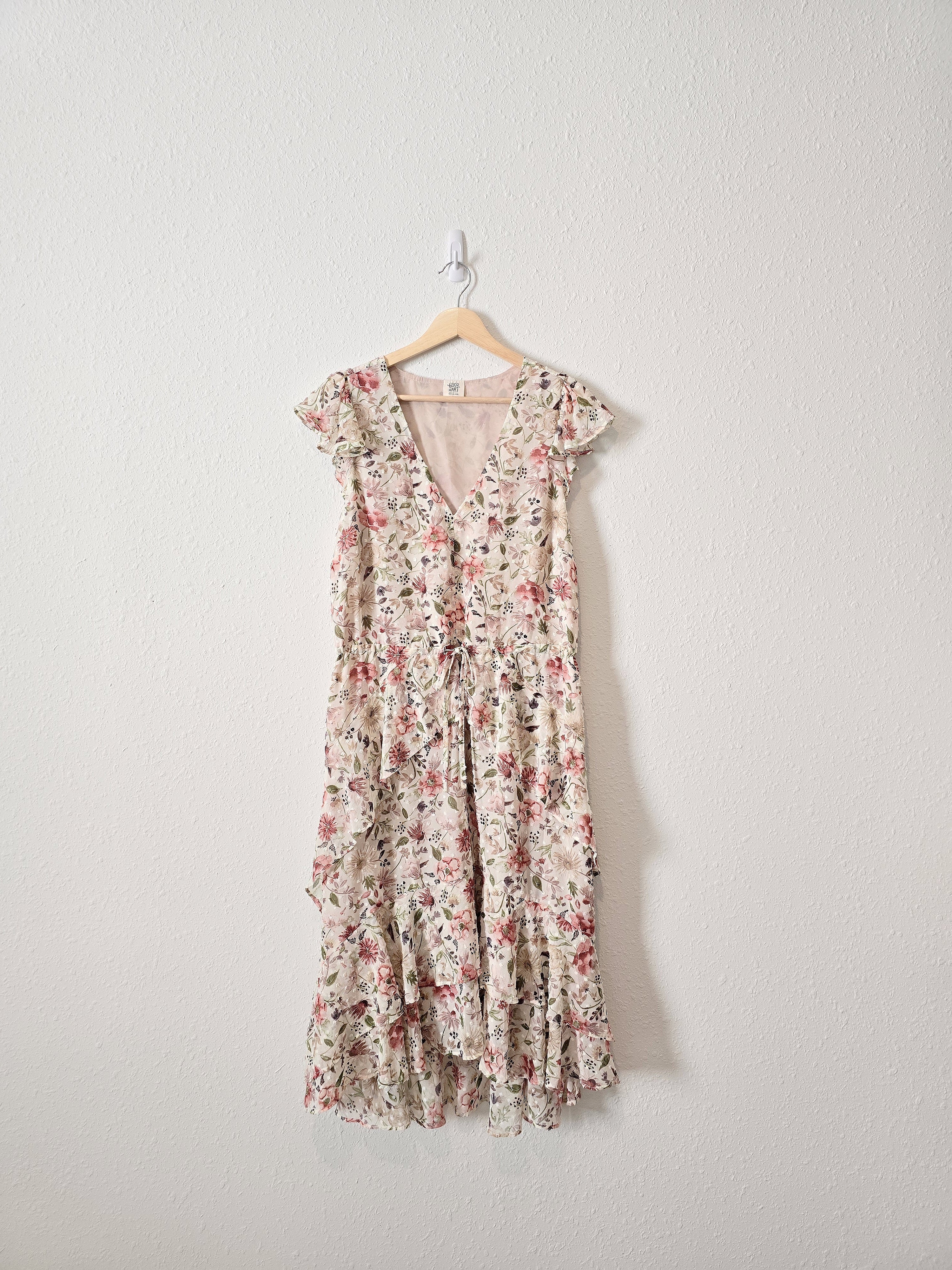 Good Hart Floral Midi Dress (M)