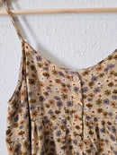 Boutique Floral Button Up Tank (M)