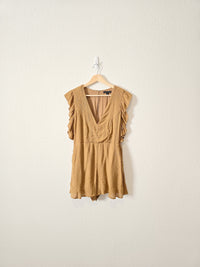 Miou Muse Mustard Romper (M)