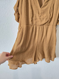 Miou Muse Mustard Romper (M)