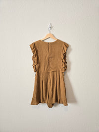 Miou Muse Mustard Romper (M)