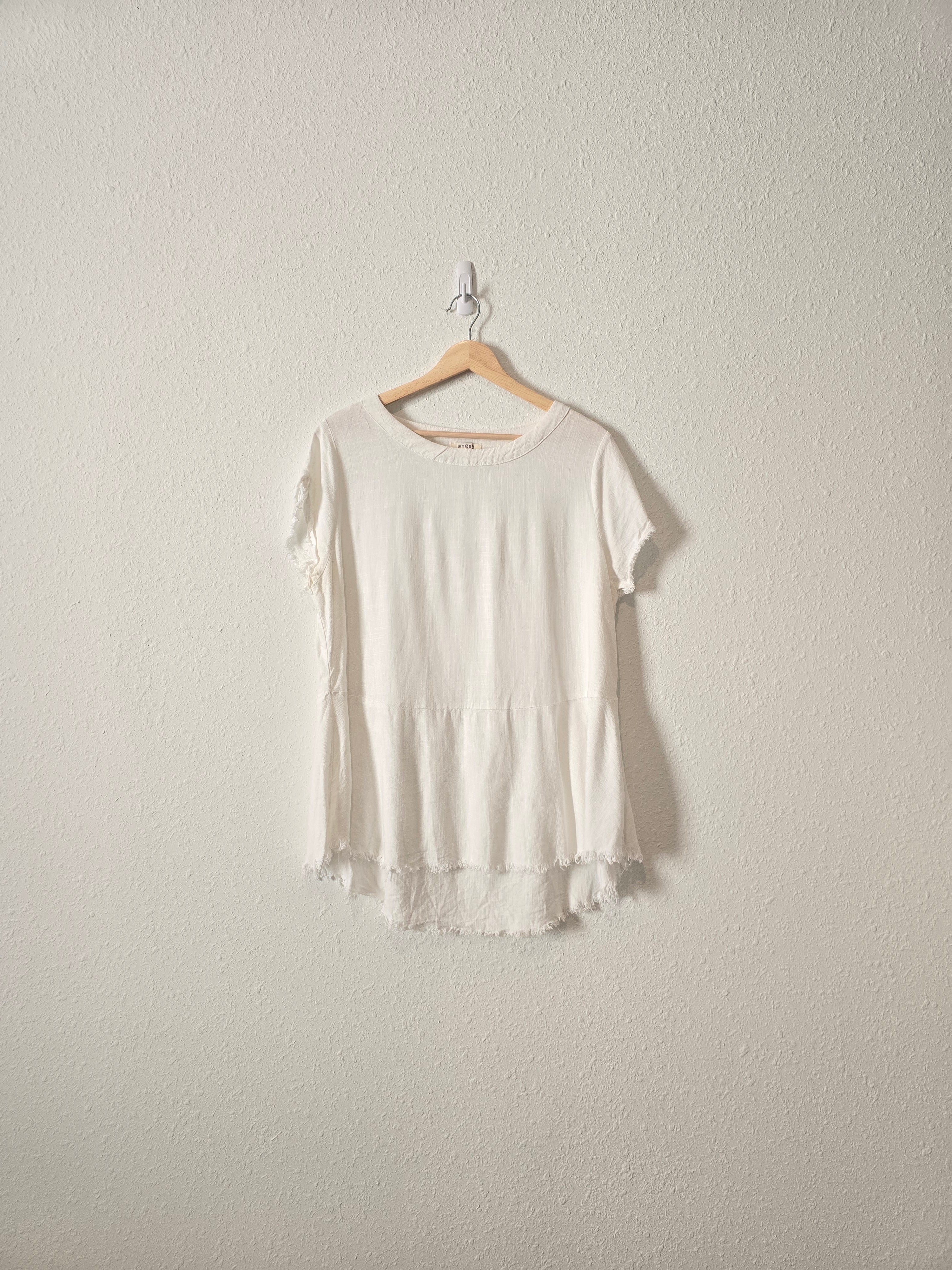 Umgee Oversized Linen Top (M)