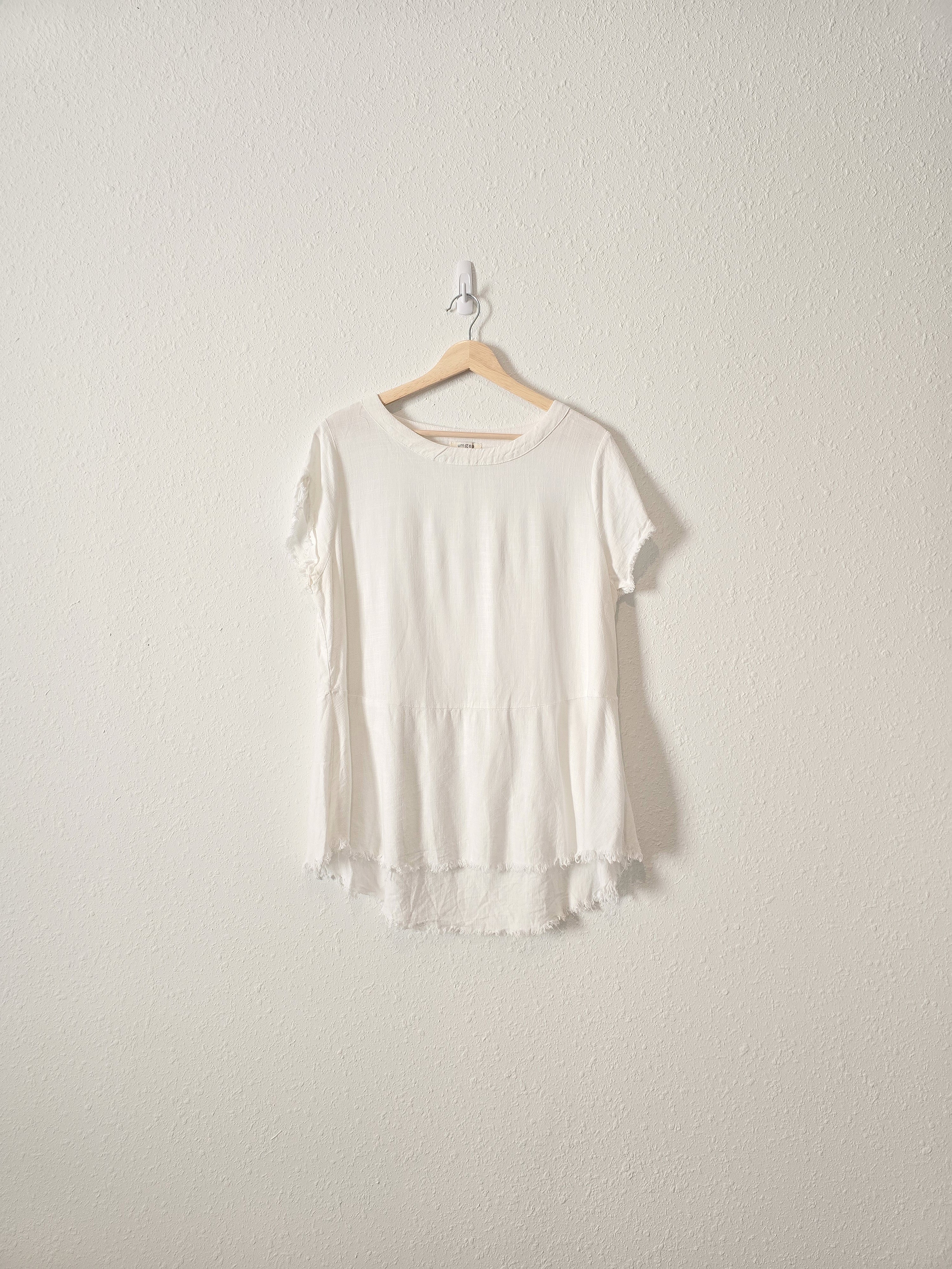 Umgee Oversized Linen Top (M)