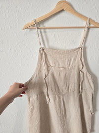 Ci Sono Neutral Linen Shortalls (S)