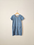 Vintage Denim Button Up Dress (S/M)