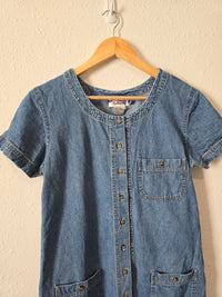 Vintage Denim Button Up Dress (S/M)