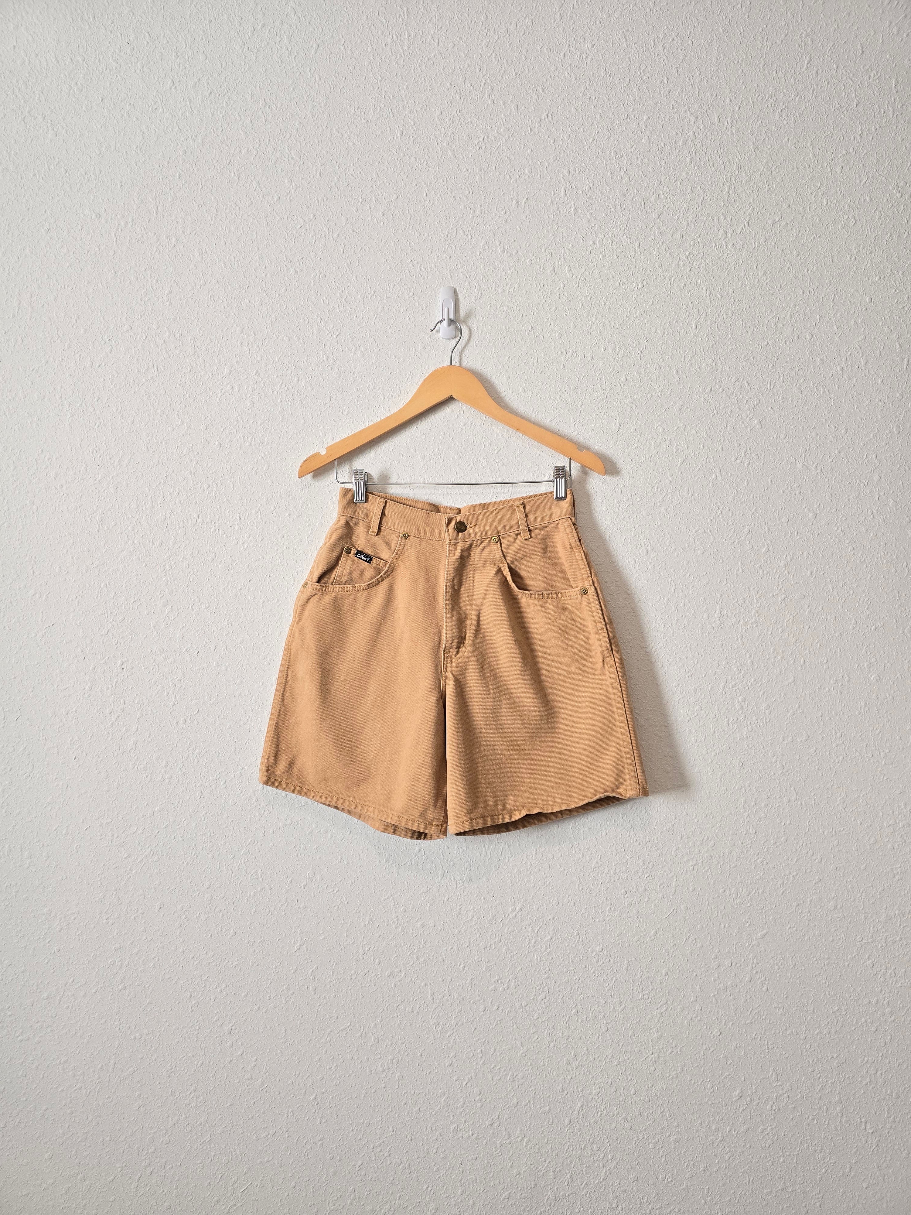 Vintage Chic Mustard Shorts (26)