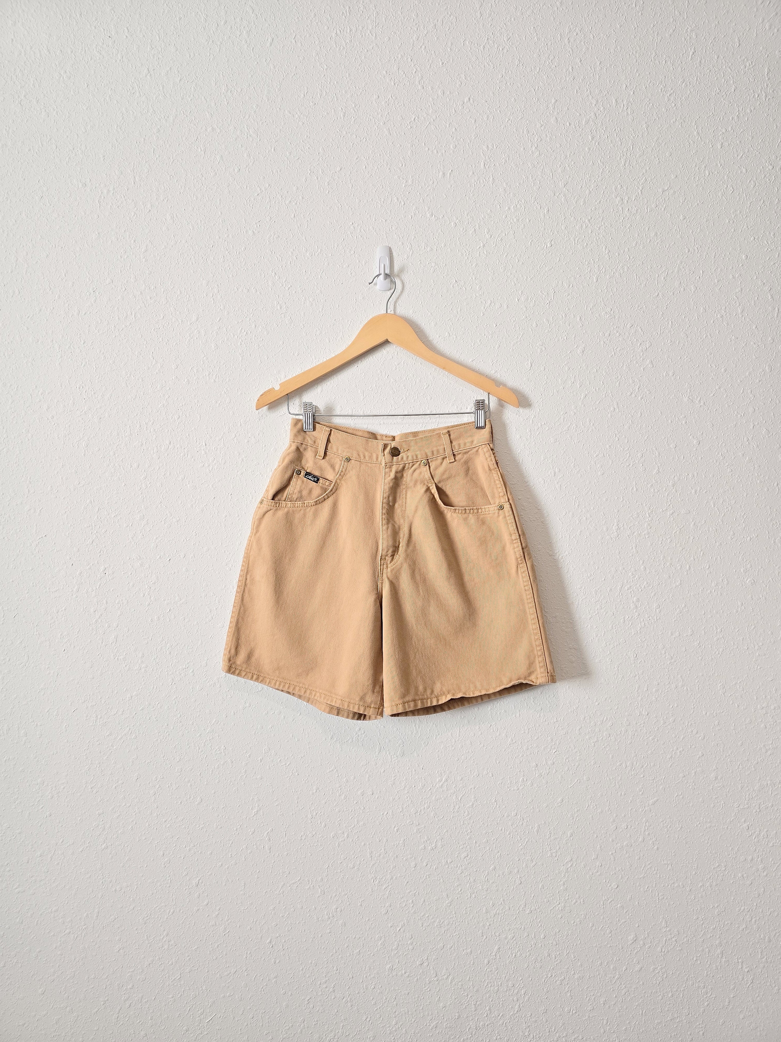 Vintage Chic Mustard Shorts (26)