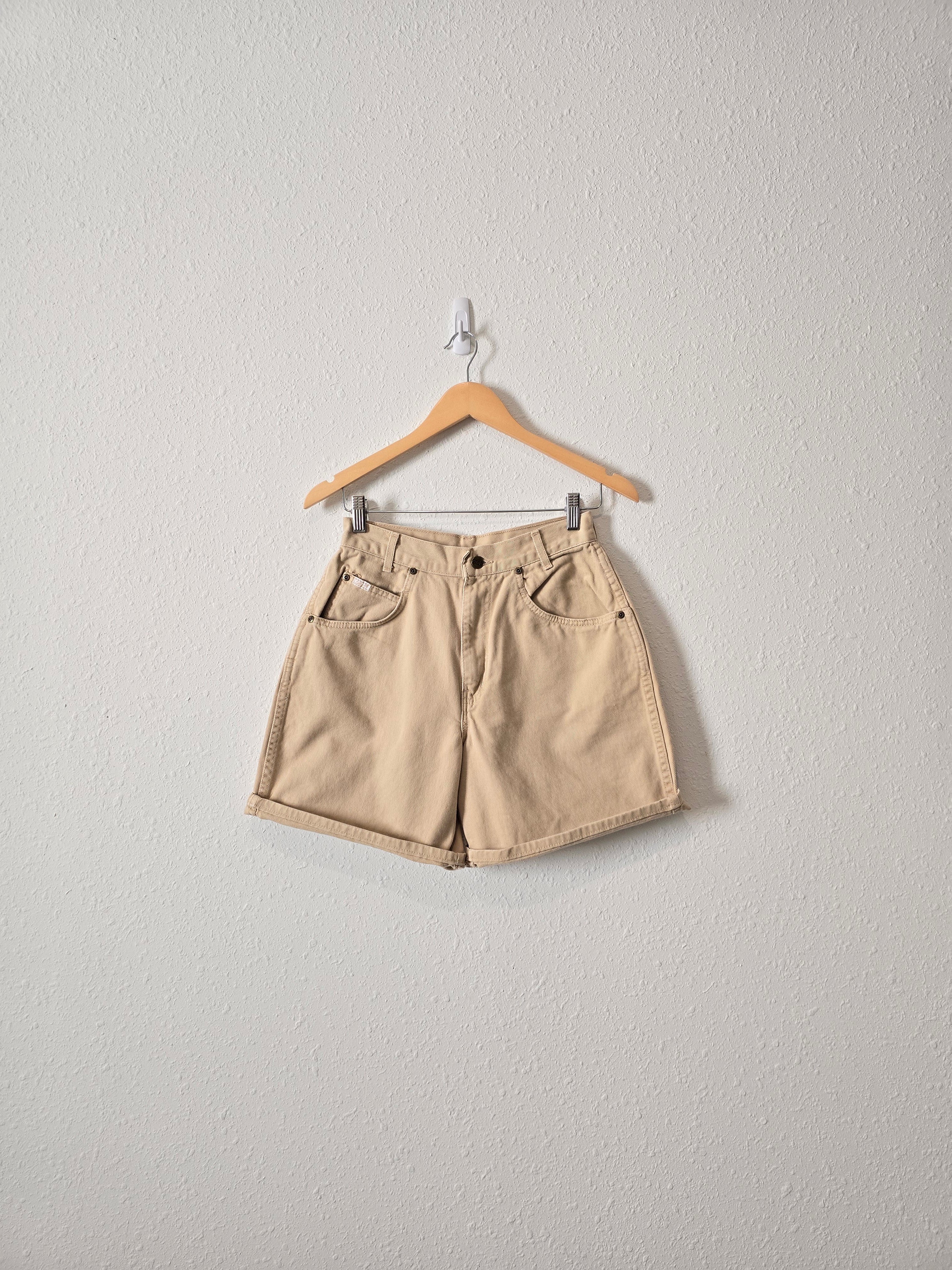 Vintage Chic Tan Shorts (26)