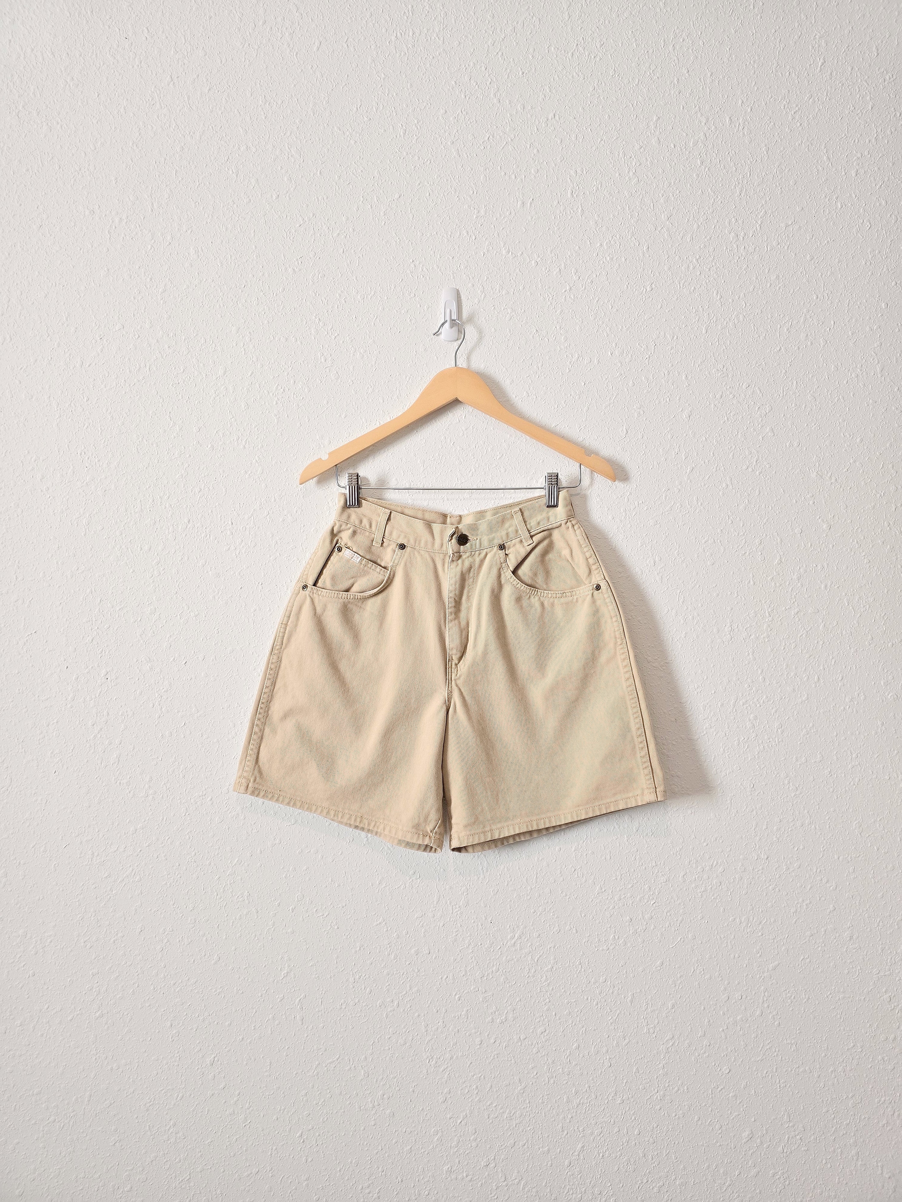 Vintage Chic Tan Shorts (26)