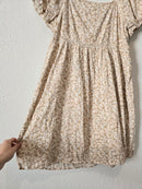 Floral Puff Sleeve Dress (L)