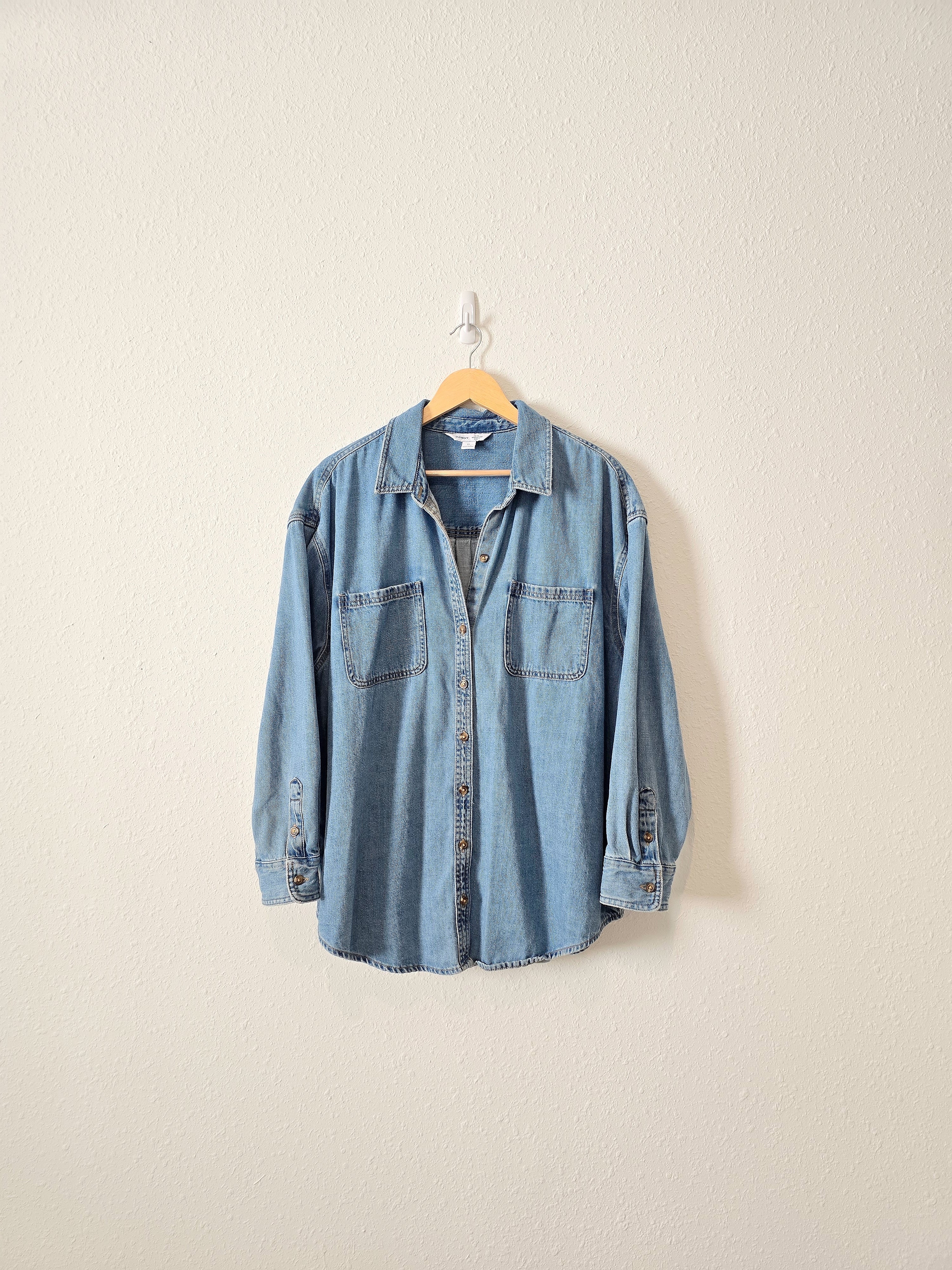 Denim Boyfriend Button Up (XL)