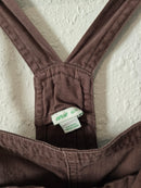 Aerie Brown Straight Overalls (XS)