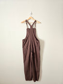 Aerie Brown Straight Overalls (XS)