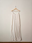 White Wide Leg Linen Jumpsuit (S-L)