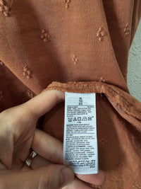 Terracotta Embroidered Dress (XL)