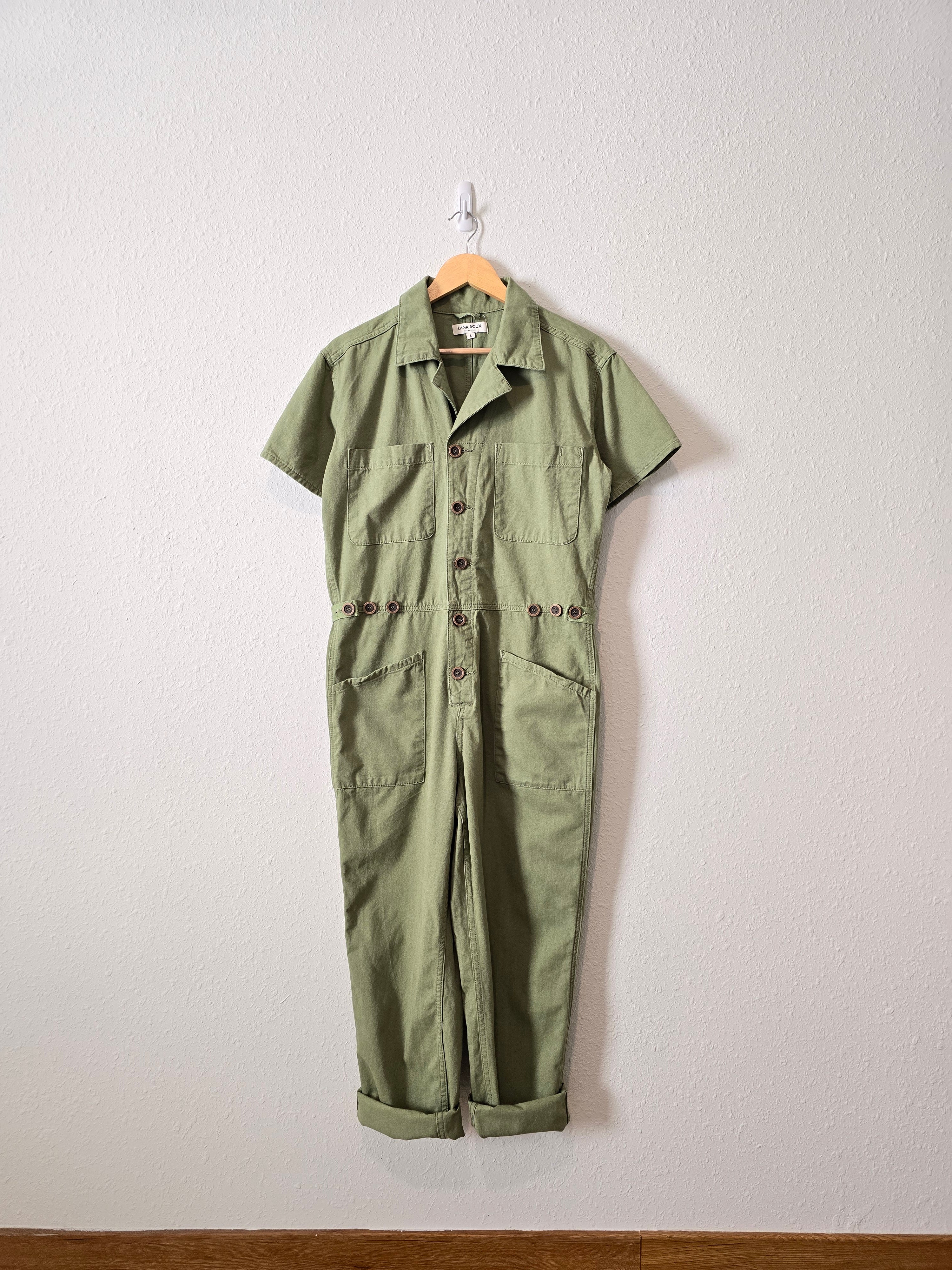 Green Straight Leg Coveralls (L)