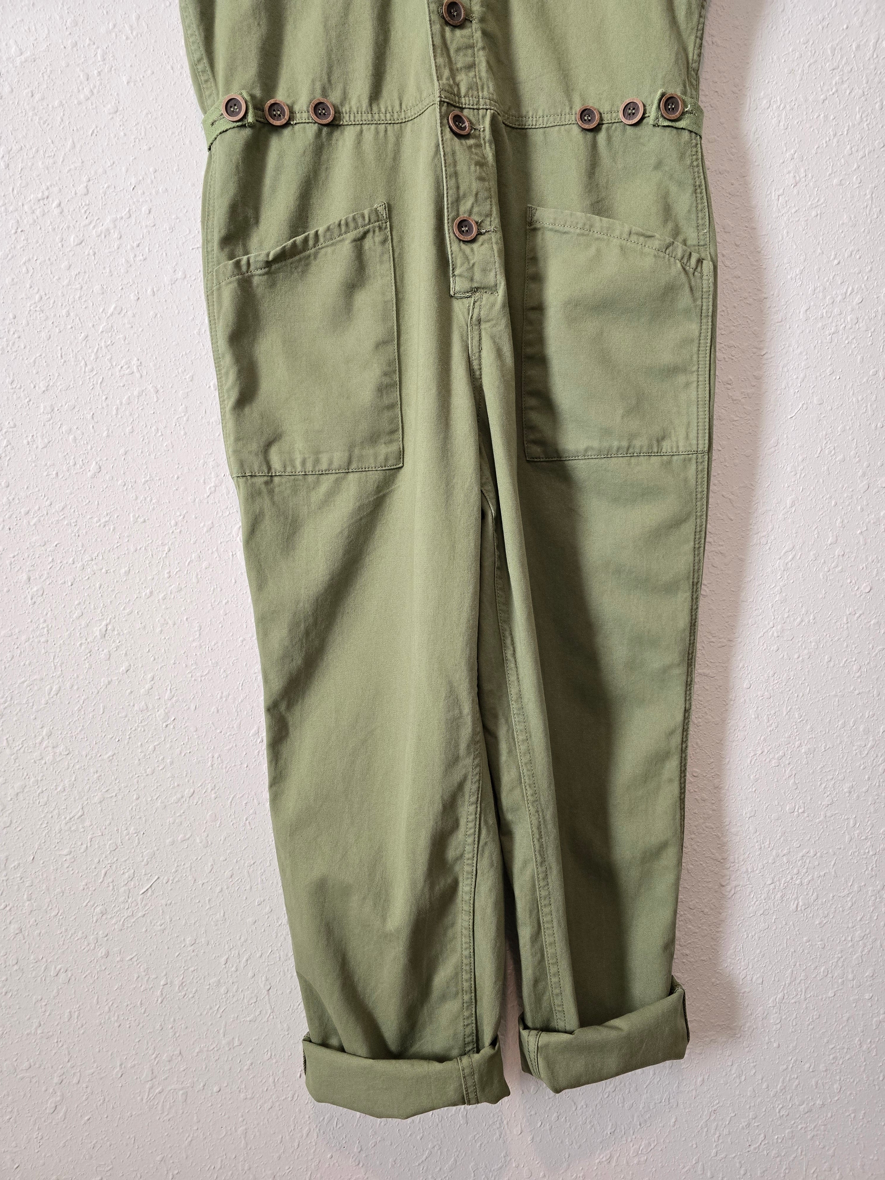 Green Straight Leg Coveralls (L)