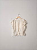 Madewell Linen Ruffle Top (10)