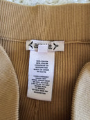 Camel Ribbed Lounge Pants (S)