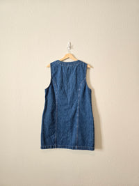 Vintage Denim Mini Dress (L)