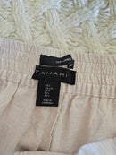 Stone Linen Relaxed Shorts (L)