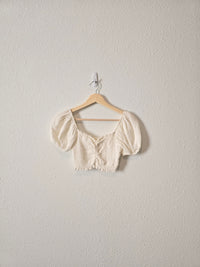 Altar'd State Smocked Crop Top (XS)