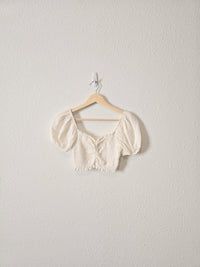 Altar'd State Smocked Crop Top (XS)