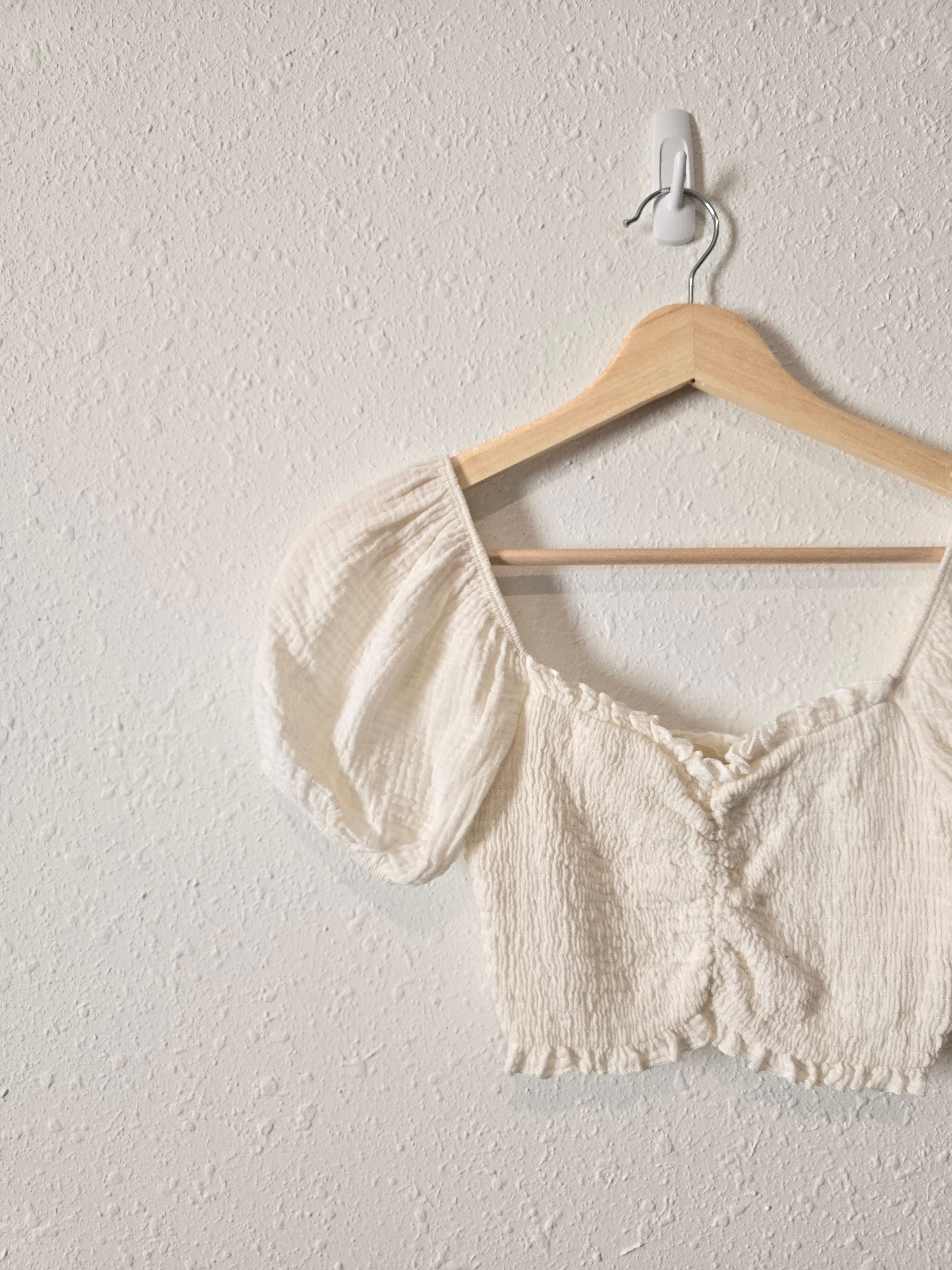 Altar'd State Smocked Crop Top (XS)