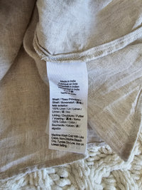 J.Crew Gathered Linen Tank (L)