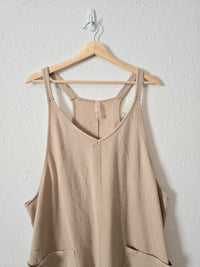 NEW Neutral Comfy Romper (M)