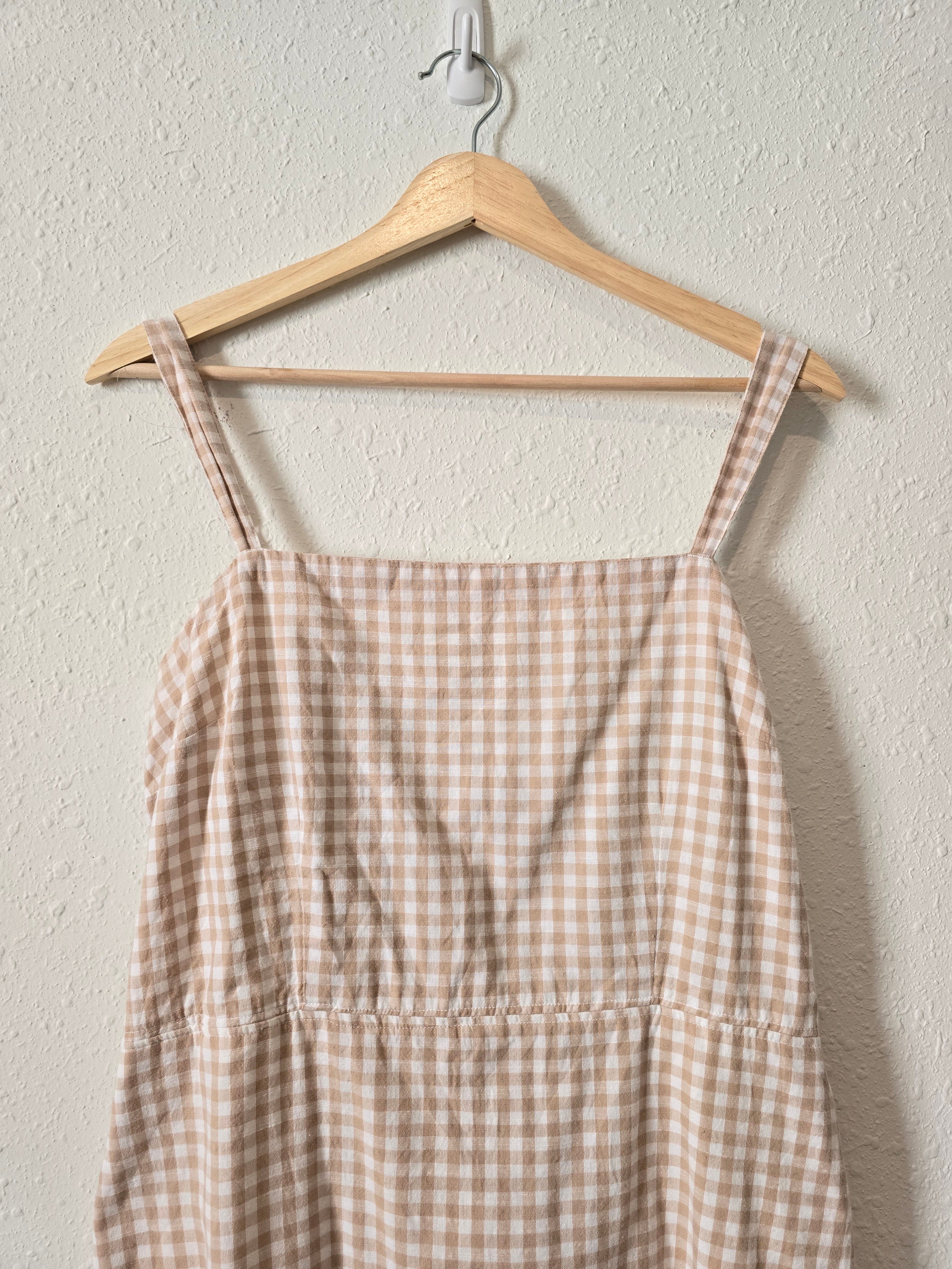 Abercrombie Gingham Mini Dress (L)