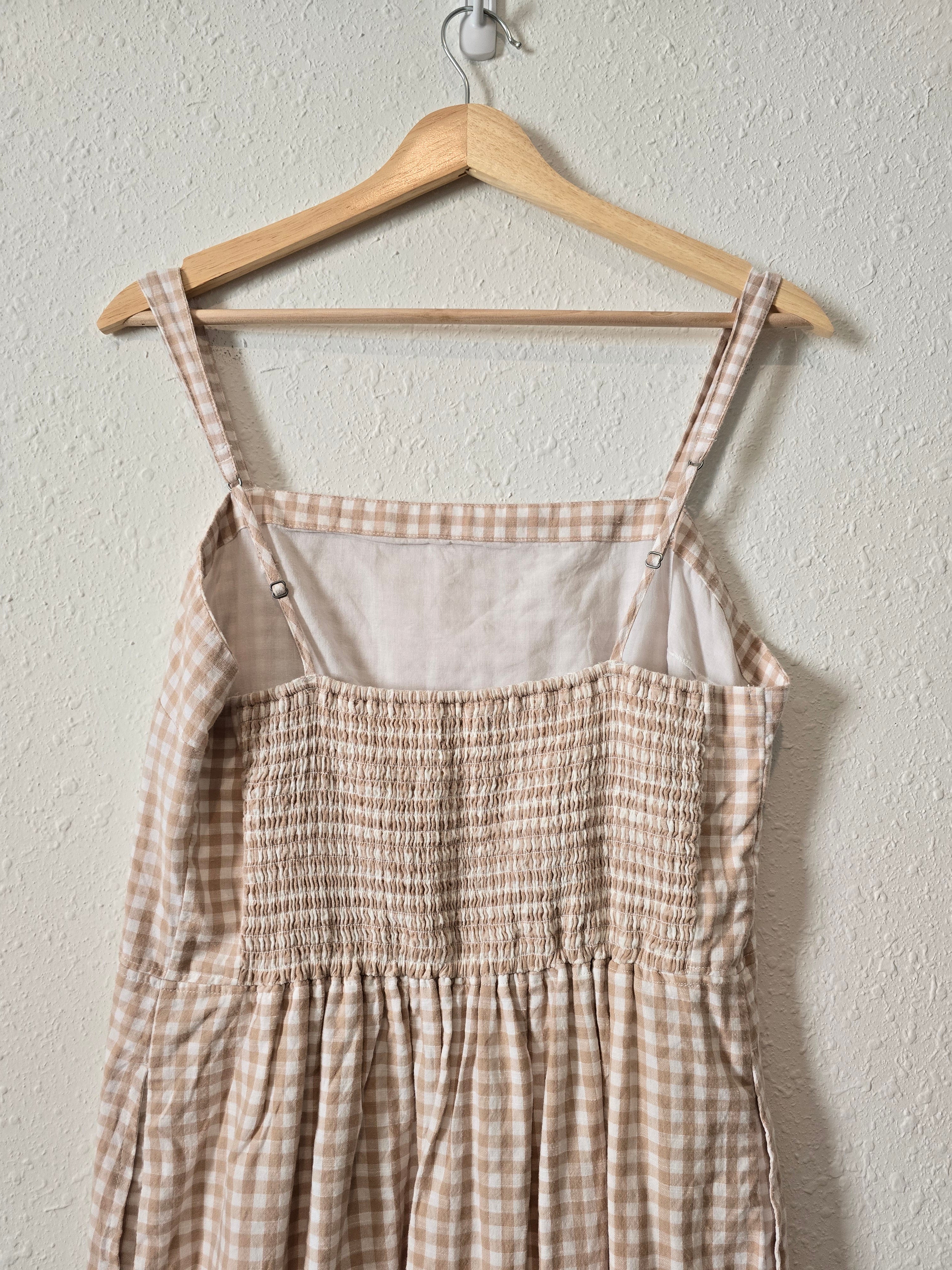 Abercrombie Gingham Mini Dress (L)