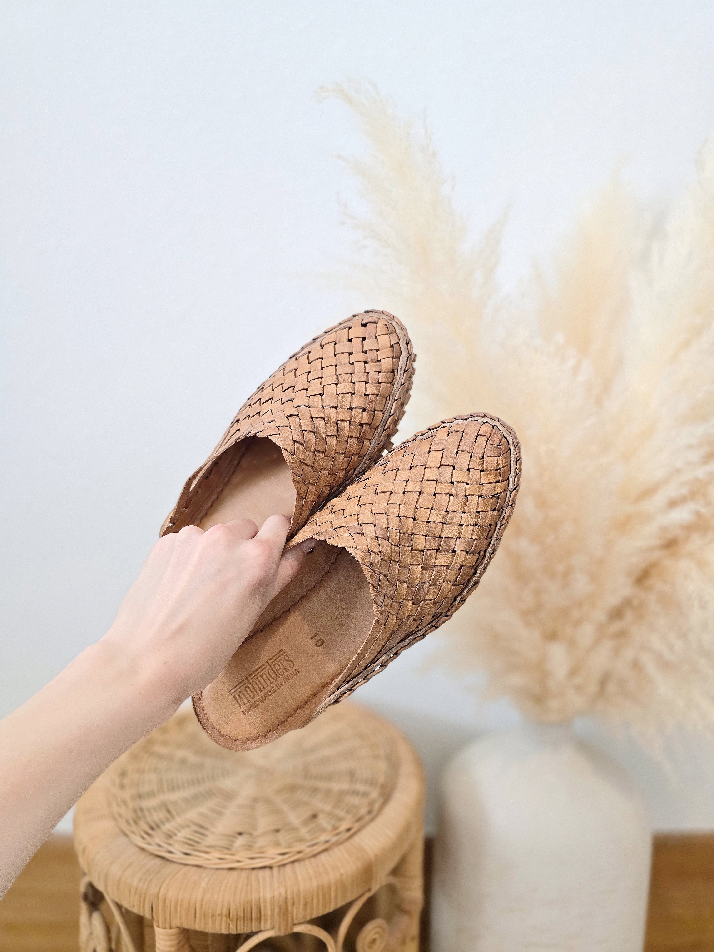 Woven Slip On Mules (10)