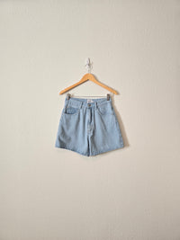 Princess Polly Light Wash Shorts (4)