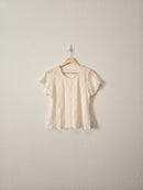 Floral Lace Short Sleeve Tee (M)