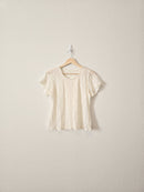 Floral Lace Short Sleeve Tee (M)