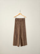 Brown Corduroy Wide Leg Pant (S)