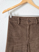 Brown Corduroy Wide Leg Pant (S)