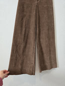 Brown Corduroy Wide Leg Pant (S)