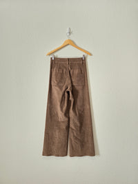 Brown Corduroy Wide Leg Pant (S)