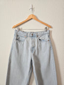 Gap Light Wash Barrel Jeans (8 tall)