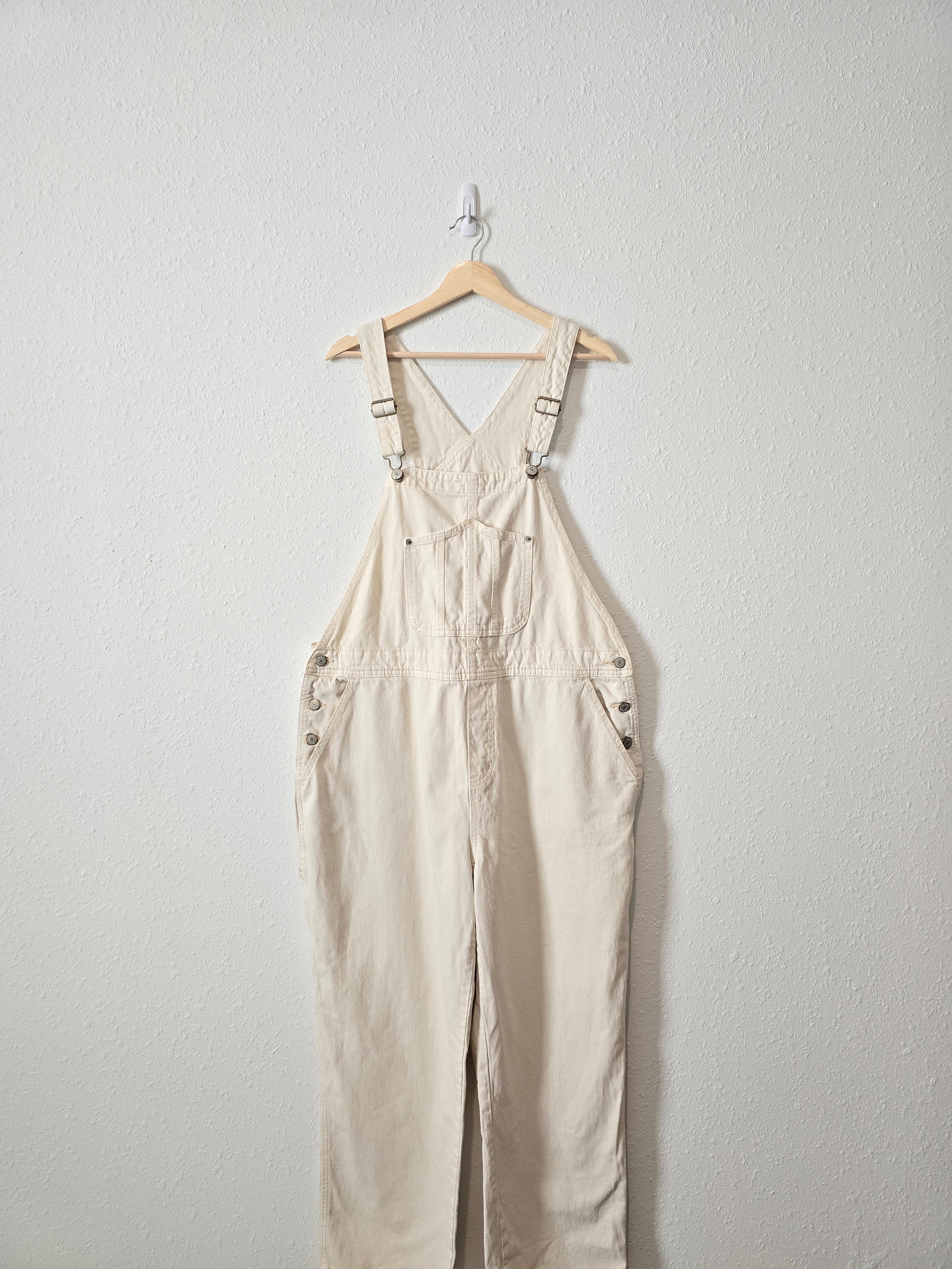 Cream Straight Leg Overalls (18)