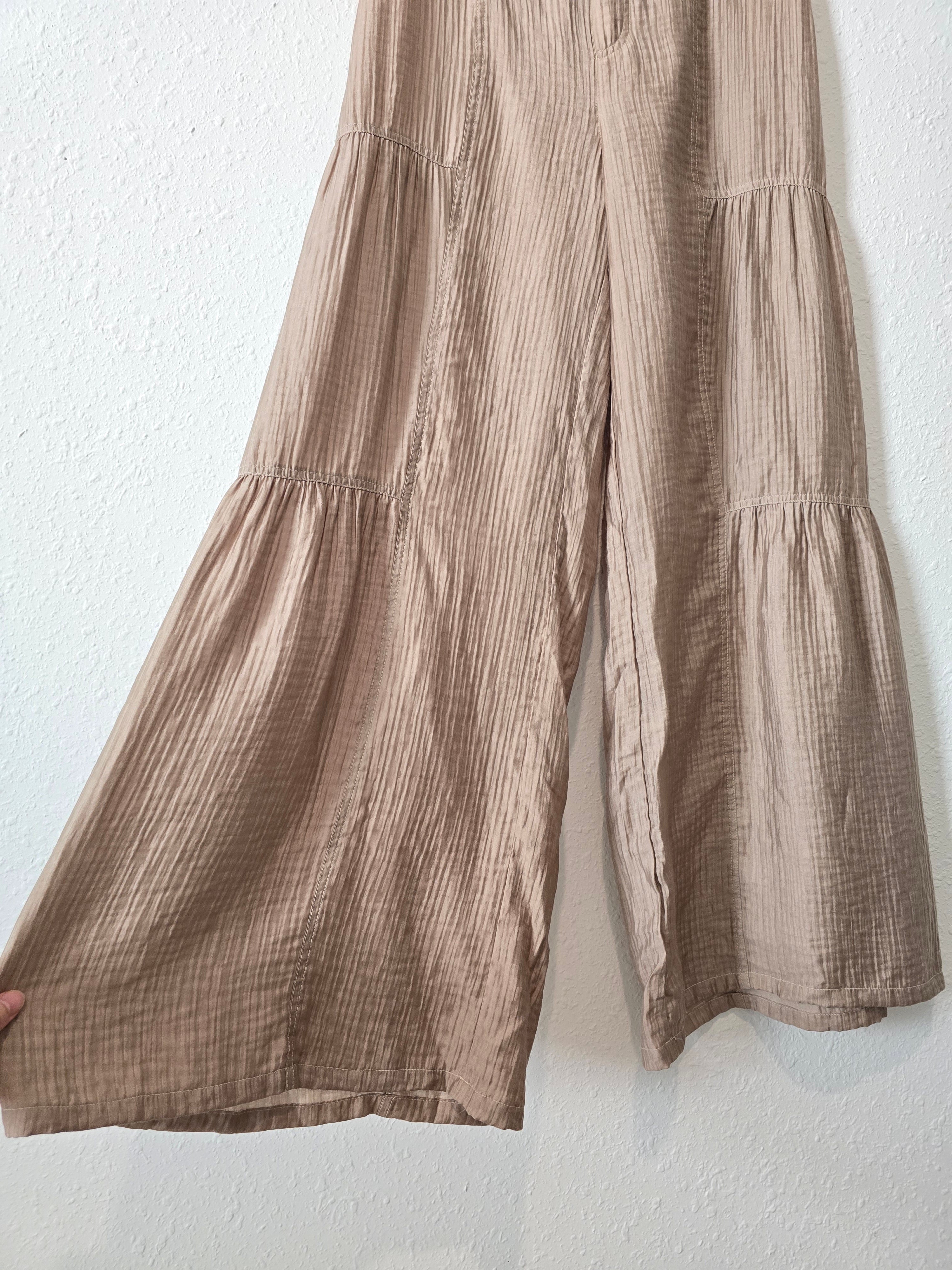 Current Air Tiered Wide Leg Pants (M)