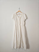 White Lace Cottagecore Dress (L)